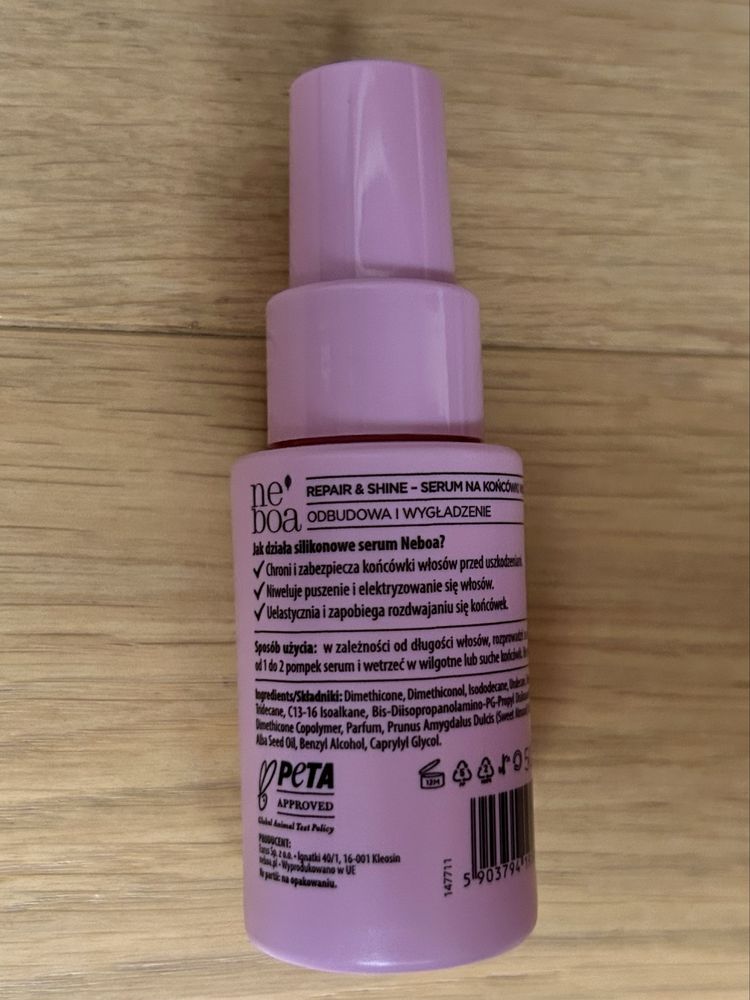 Serum Neboa - repair & shine ochronne serum na końcówki