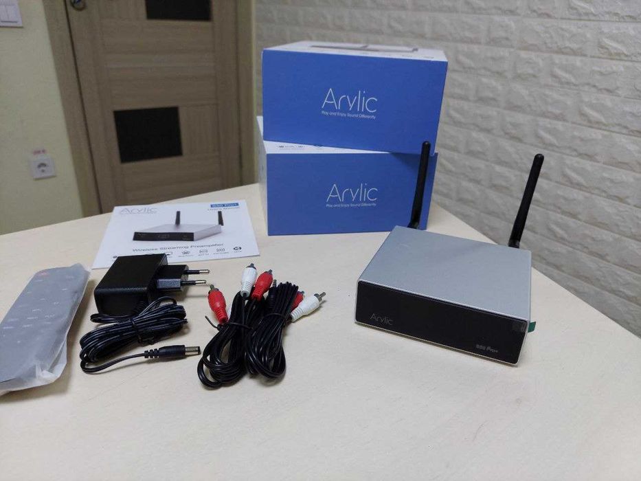 Стерео підсилювач Arylic S50 Pro+ Wireless Stereo Preamp попередній
