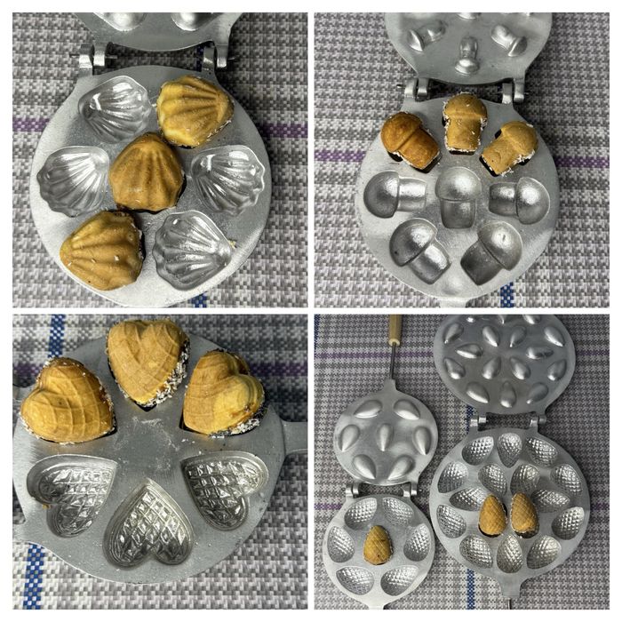 Орешница горішниця грибочки шишки сердечка форми для випічки на газу