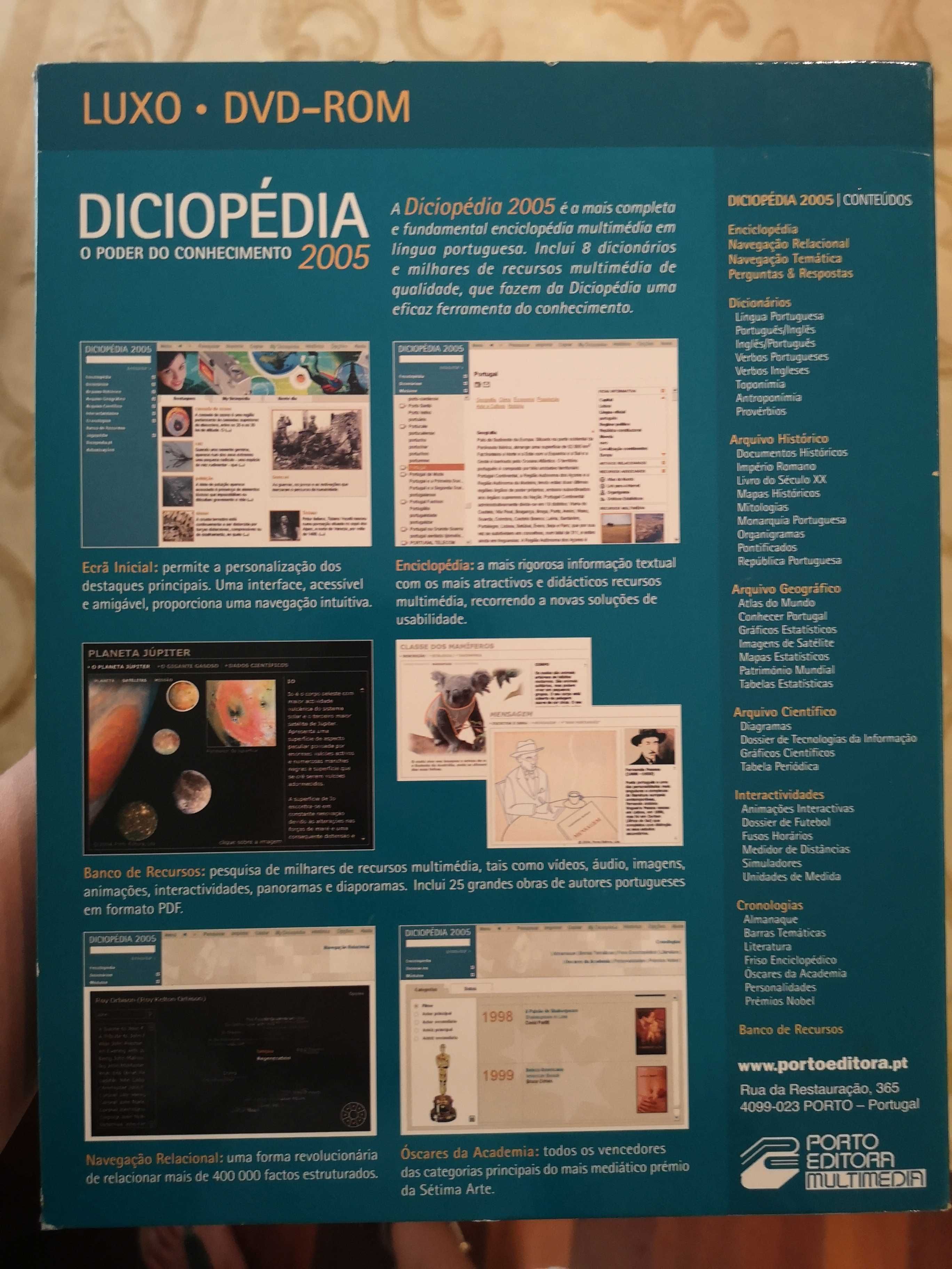 Diciopédias 2001 e 2005 - Porto Editora