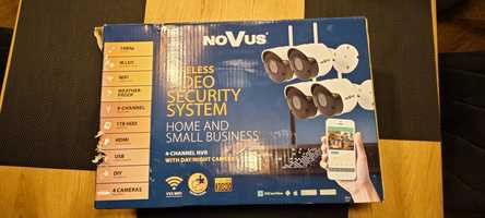 Novus zestaw monitoringu 4 kamery + rejestrator, full HD.