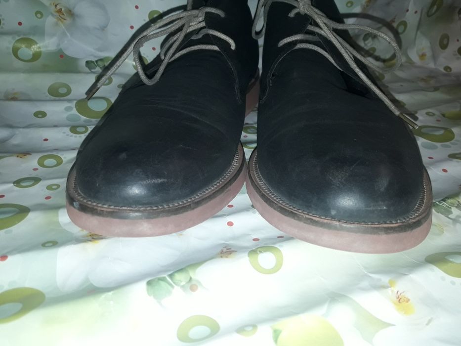 Ботинки мужские зимние Miratti 1222-76 чёрные кожа утеплённые 40 26 см