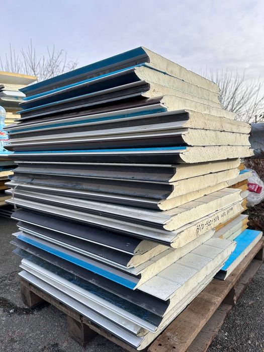 Сендвіч-панелі стінові 40мм PIR | 2 сорт| Відрізки 65- 120см | Акція