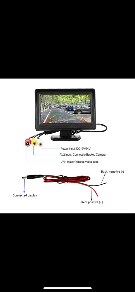 Комплект Монитор и камера  заднего вида