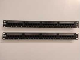 Patchpanel 1U kat. 5e 24xRj45 - 2 szt