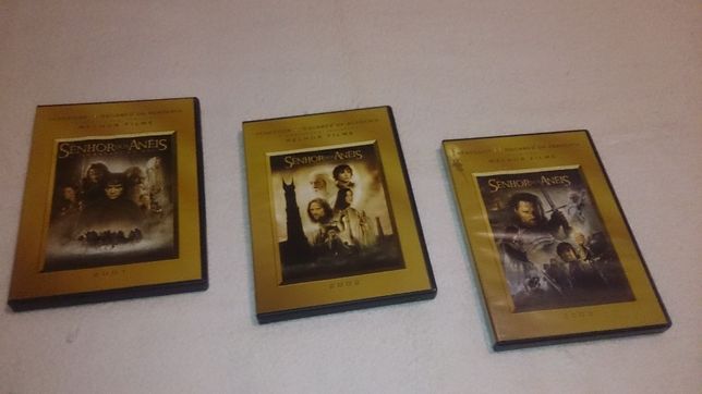 o senhor dos anéis - trilogia (3 filmes em 6 dvds) edições especiais