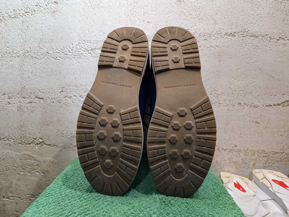 Męskie buty TOMMY HILFIGER OUTDOOR HIKING Detail BOOT r.42 skóra s.bdb