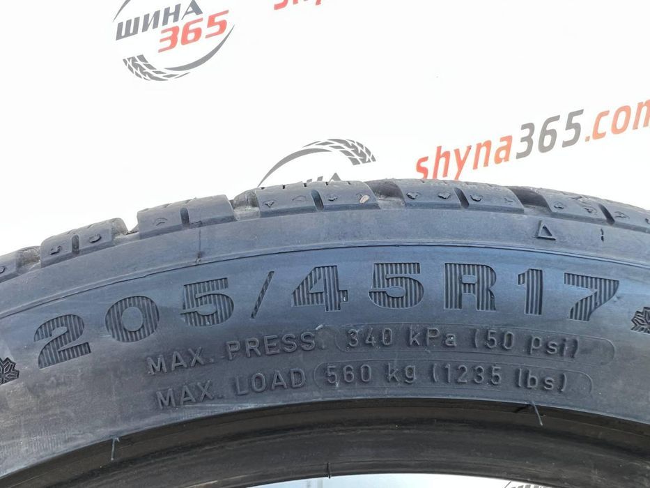 205/45 r17 dunlop sp winter sport 4d run flat 6mm шини бу зима