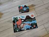 Puzzle świecące w ciemności dinozaury 100