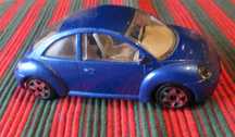 Antiguidades - Carro Volkswagem New Beatle da Burago - Escala: 1:43