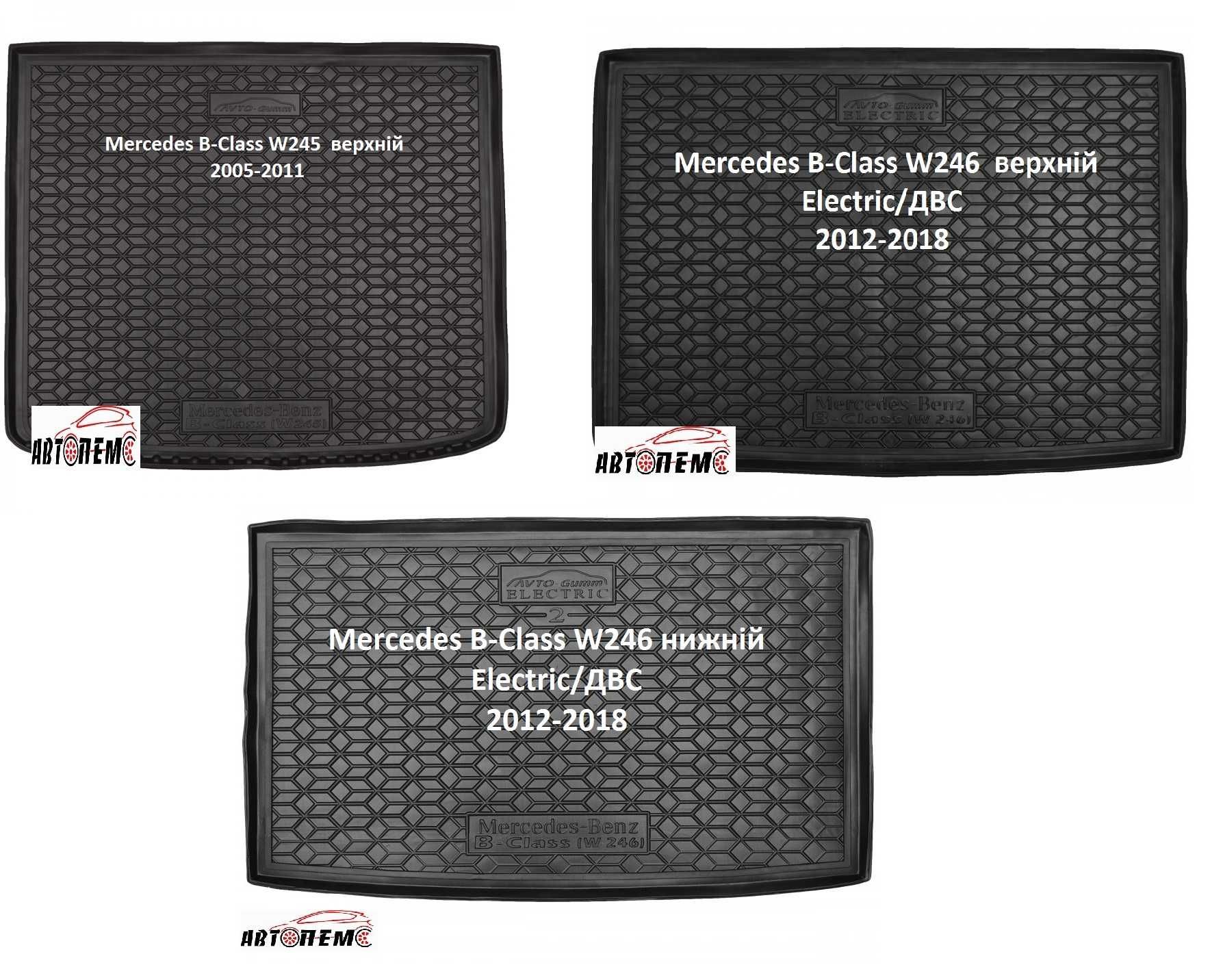 Коврик в багажник Mercedes  A-Class  B-Class C-Class Citan мерседес