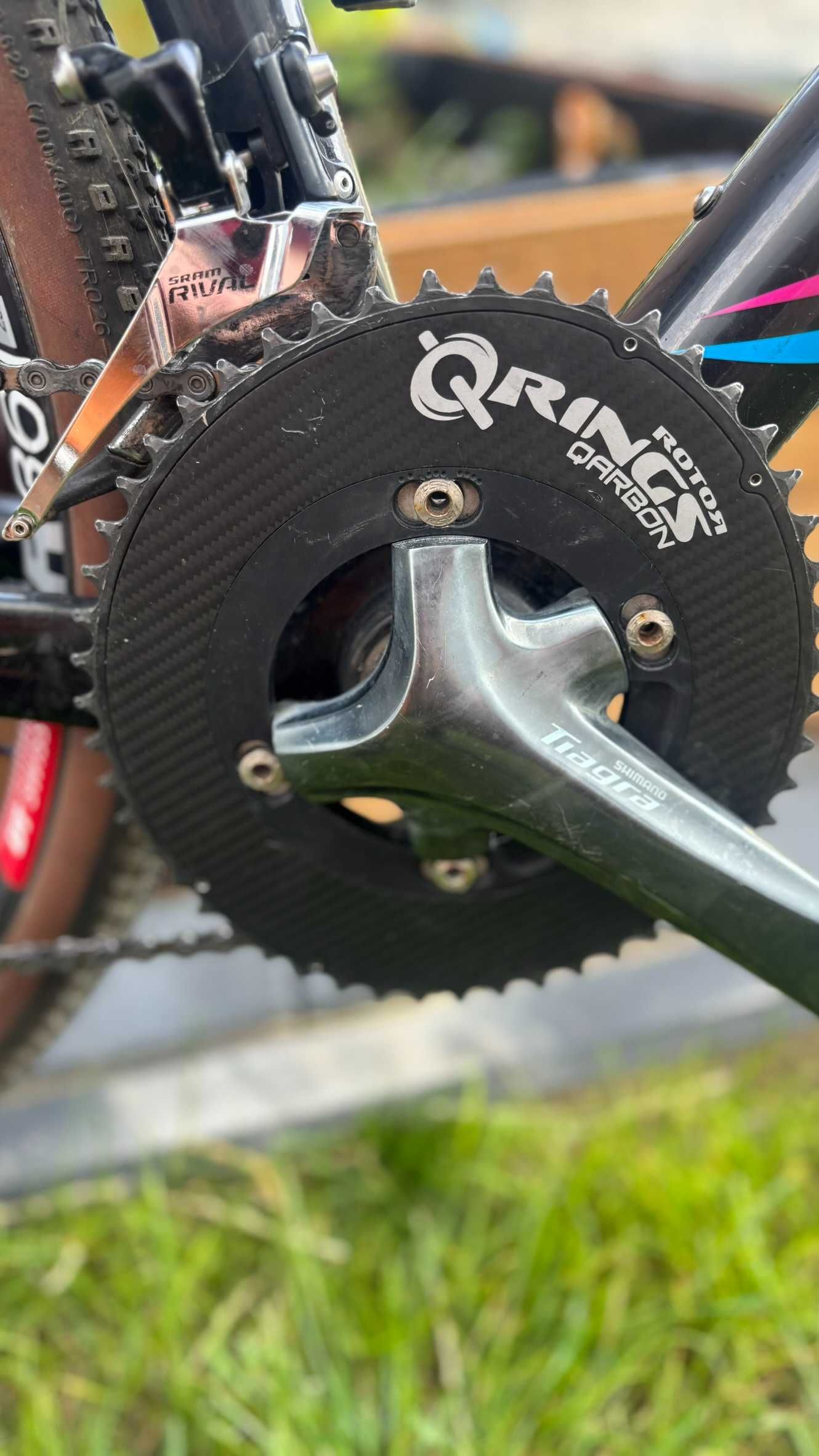 Gravel  Szosa Okazja  tarcze karbonowy Fuji Altamira CX 1.5 2 kpl. kół