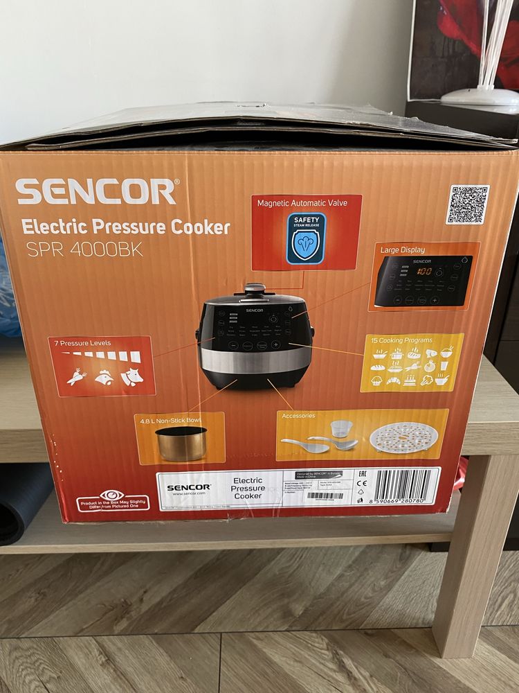 Multicooker SENCOR SPR 4000BK – Ułatw sobie gotowanie!