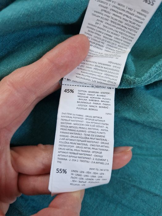 Sukienka z lnem letnia Reserved S 36