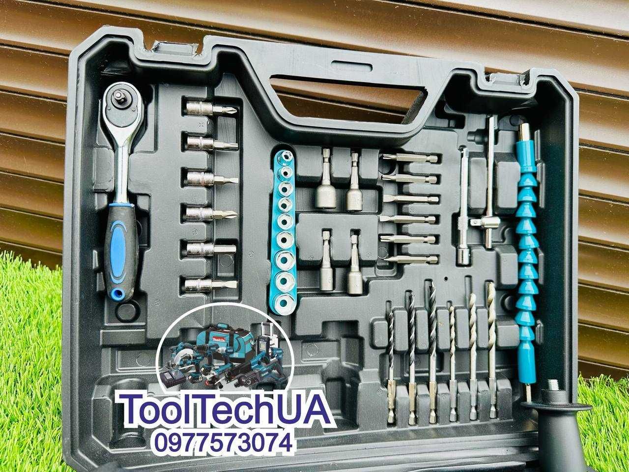 Акумуляторний Шурупокрут з Комплектуючими Makita DHP485 BLACK 36v/6ah