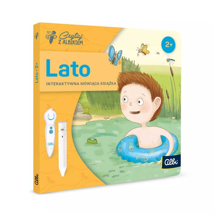 Czytaj z Albikiem INTERAKTYWNA Miniksiążka Lato dla Dzieci 2+ ALBIK