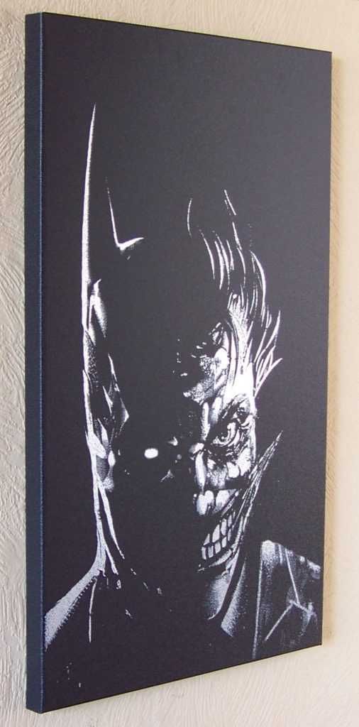 Batman Joker Obraz ręcznie rzeźbiony... Grawer