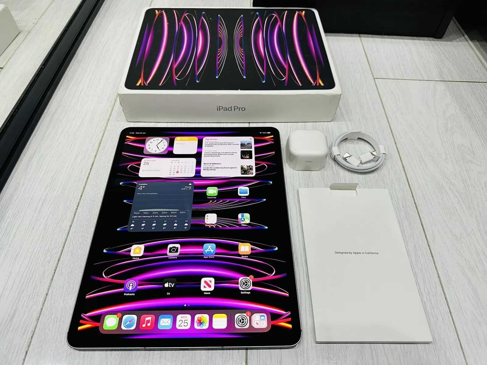 iPad Pro 12.9 6th 2022 M2 128GB Wi-Fi Silver (MNXQ3) Гарантія