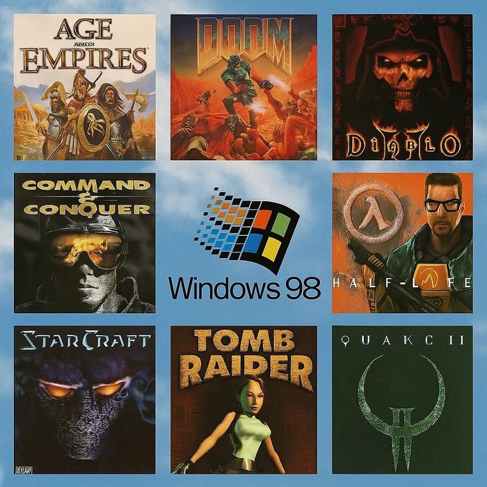 Retro Gaming Pentium 120 win98