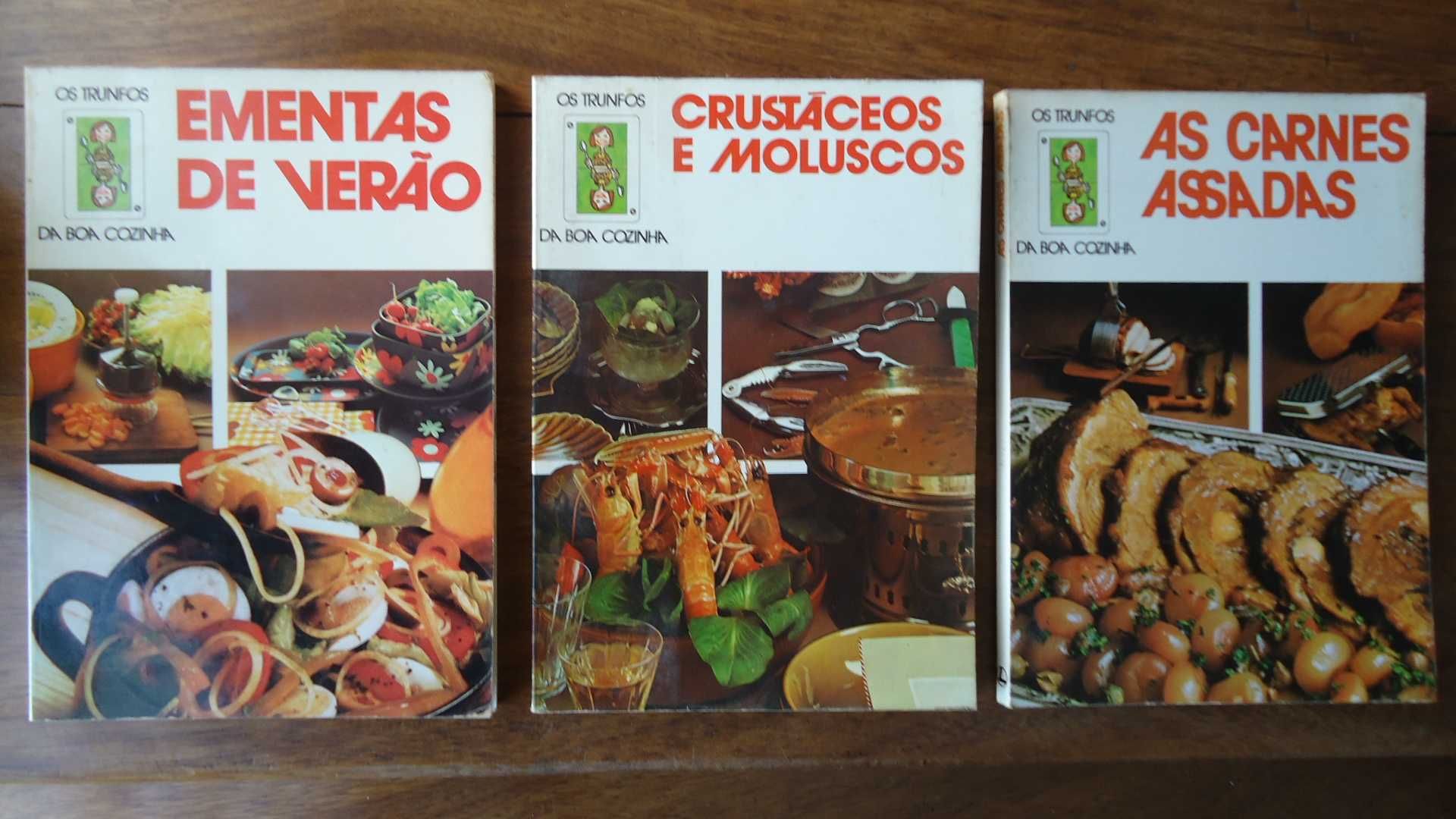 3 livros de culinária: Os Trunfos da Boa Cozinha