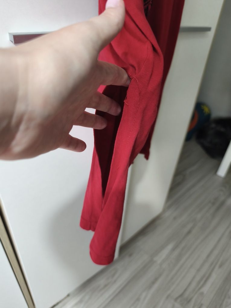 Sukienka długa ale t-shirt