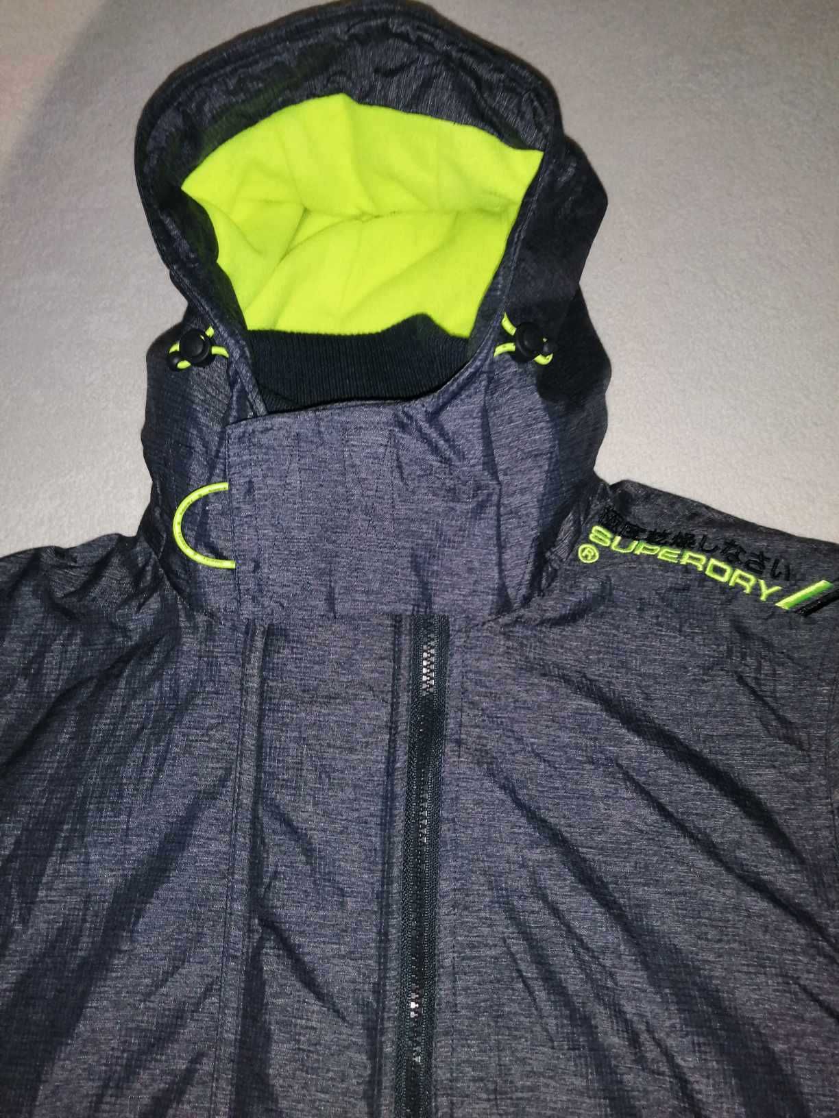 SUPERDRY Tech Windcheater Kurtka Męska Kaptur M Oryginalna 100%