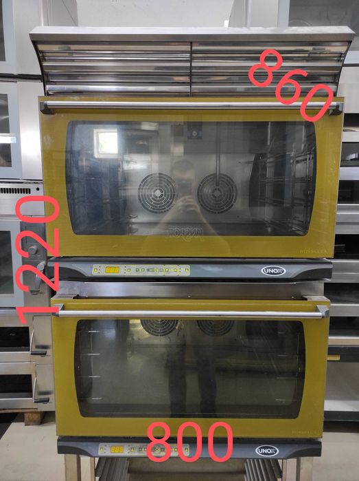 Конвенційна піч. 2011. Конвенційна піч Unox XF 195. З паром.