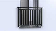 Balkon francuski balustrada francuska aluminium