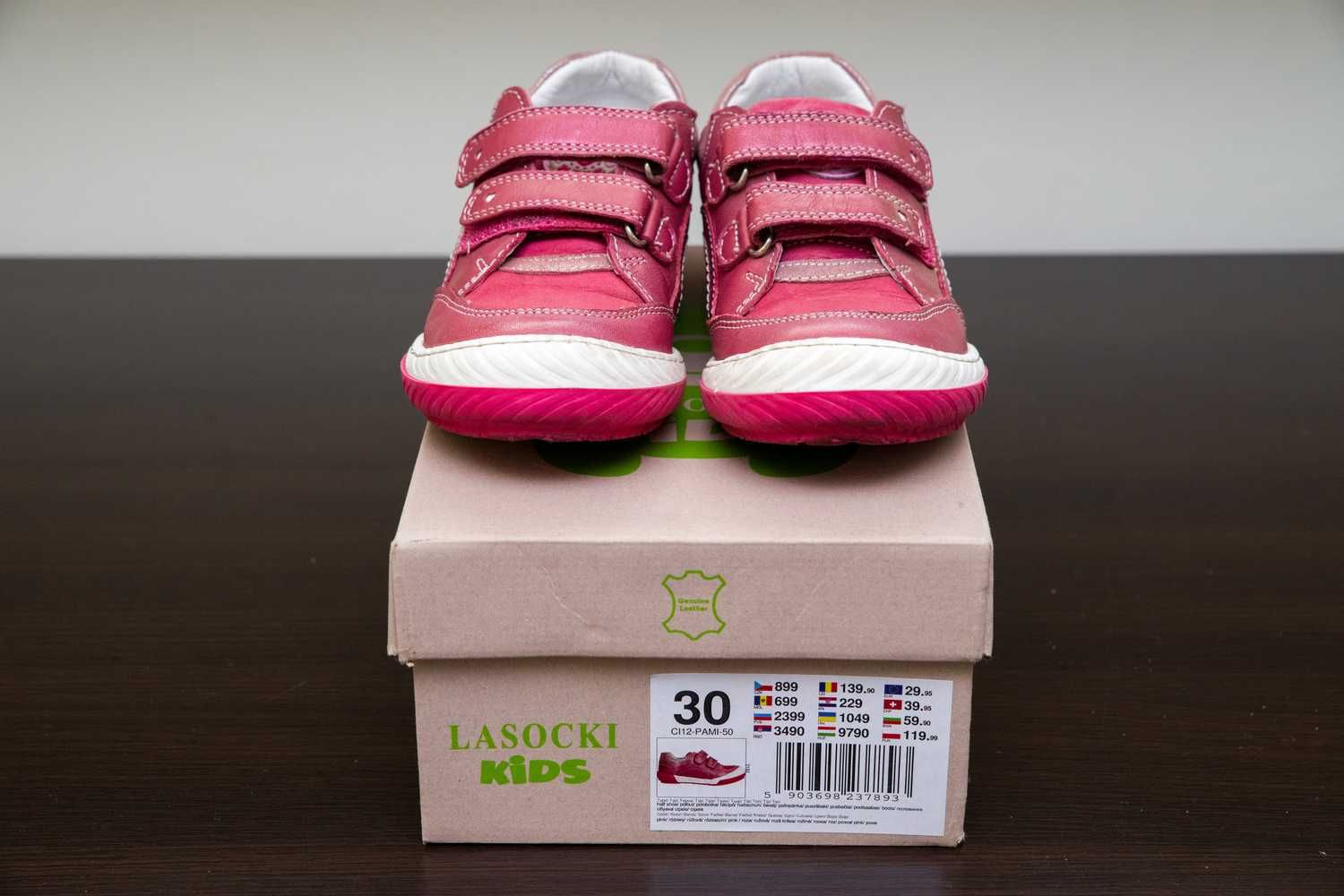 Dziecięce buty półbuty LASOCKI KIDS rozmiar 30 różowe