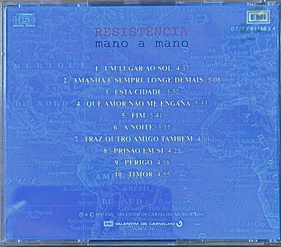 Resistência - Mano a mano - 1992 - CD
