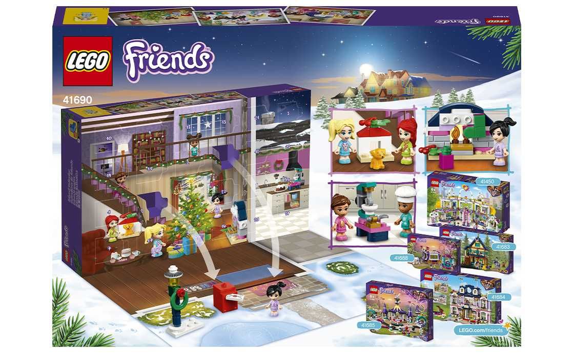 Lego Friends 41690 Рождественский календарь 2022. В наличии