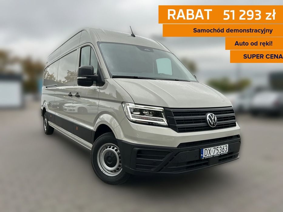 Volkswagen Crafter 35 Furgon AUTOMAT/L4H3, 2.0BiTDI 177KM, 4490mm, Wysoki dach, r.o. 4490  35 Furgon AUTOMAT/L4H3, 2.0BiTDI 177KM, 4490mm, Wysoki dach