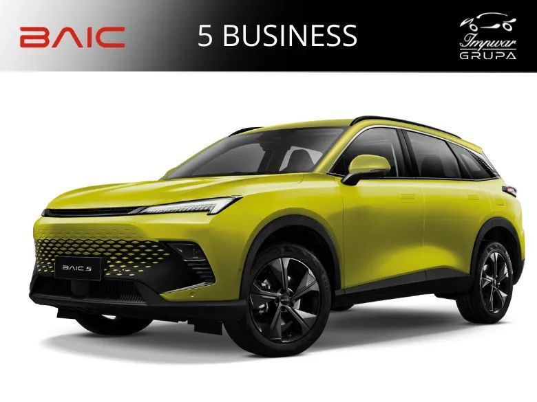 BAIC 5 Automat / El. Klapa / Kamera Cofania / Szyberdach / Skóra / Full Led