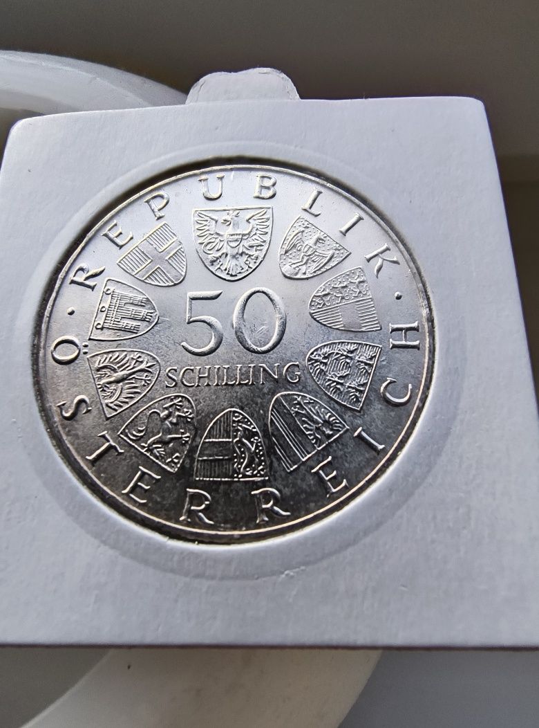 50 schilling 1973 srebro