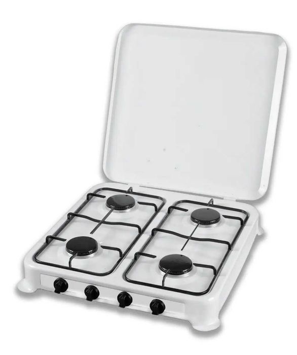 Настольная газовая плита таганок Domotec на 4 конфорки, MS 6604