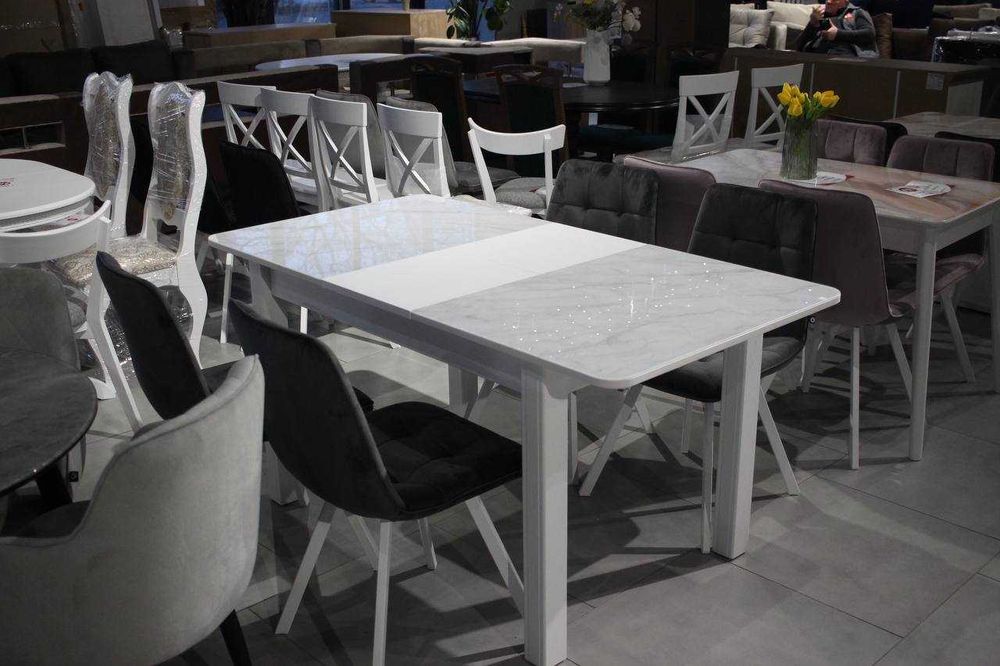 Стіл кухонний склянний "Бостон А" 1100