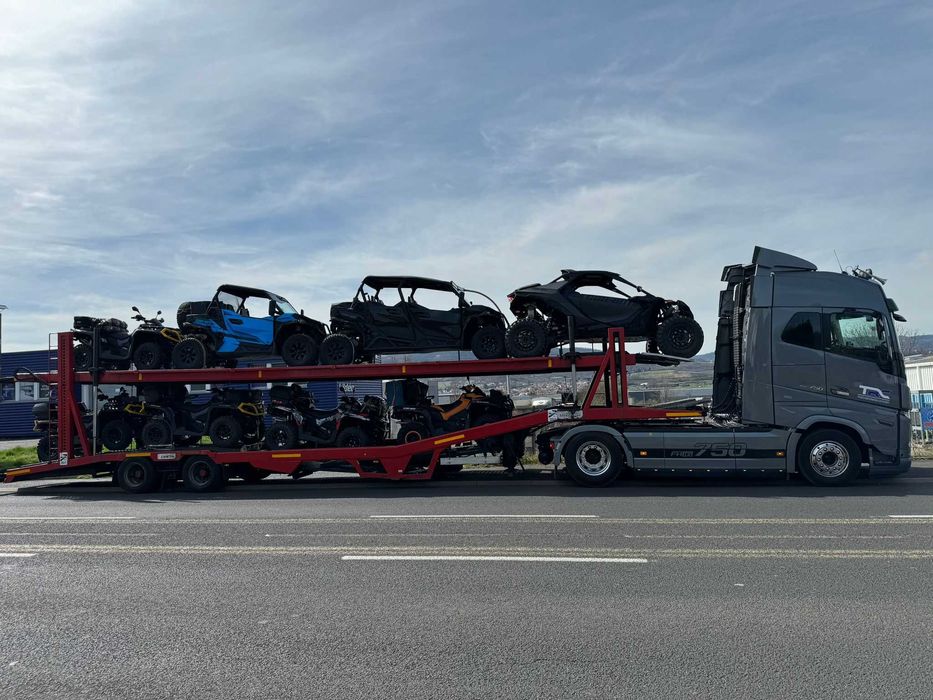 Semi-reboque transporte carros 7/8