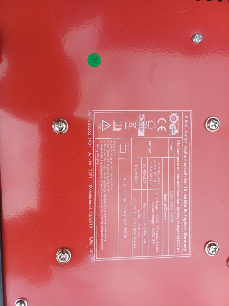 Prostownik 

Prostownik Ulitimate Speed ULG 17 A1