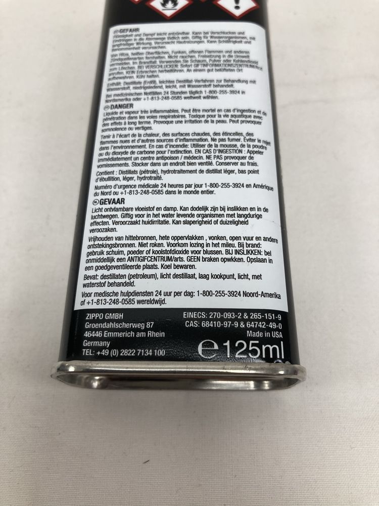 Gasolina Zippo para isqueiros