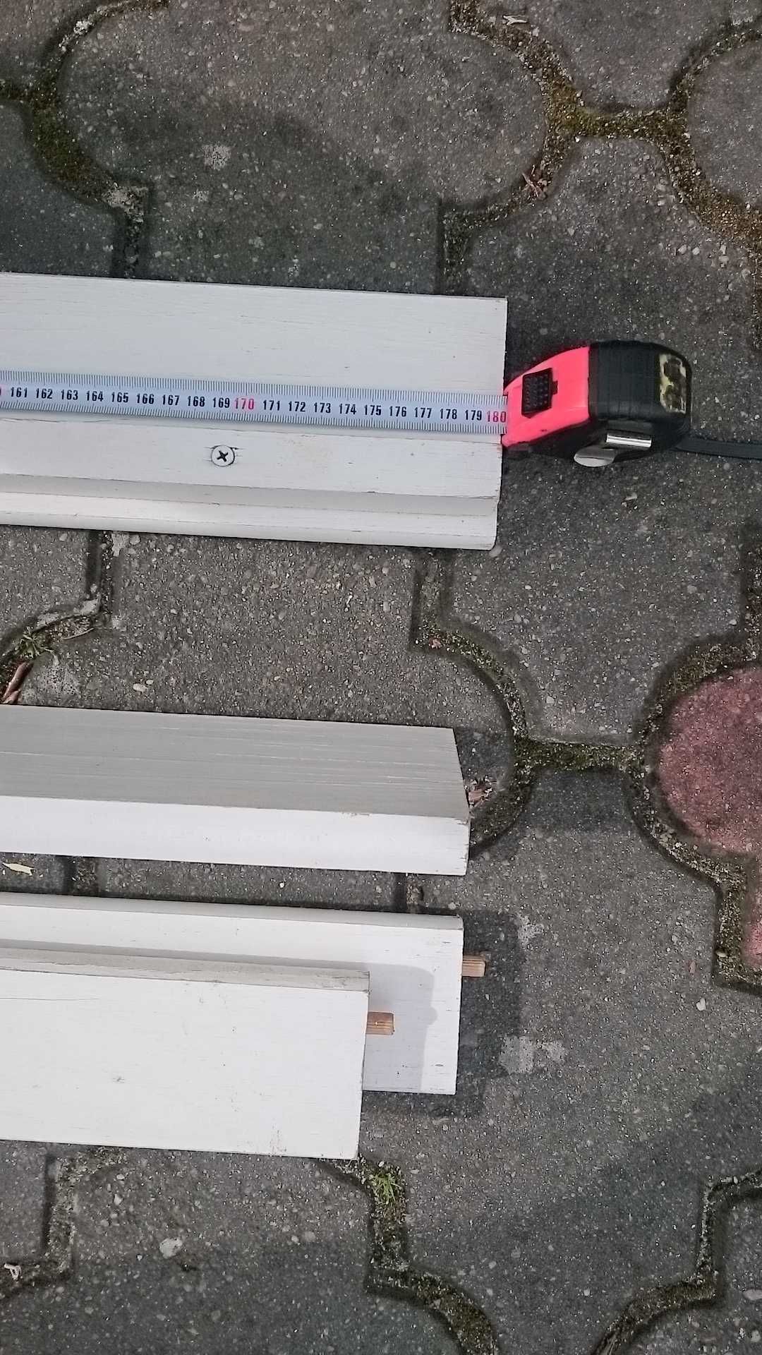 Łóżko drewniane lekkie 80x180cm białe Ikea stabilne dodat wzmocnione