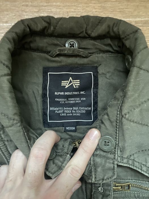 Куртка alpha industries M65 M оригинал. Куртка альфа индастрис