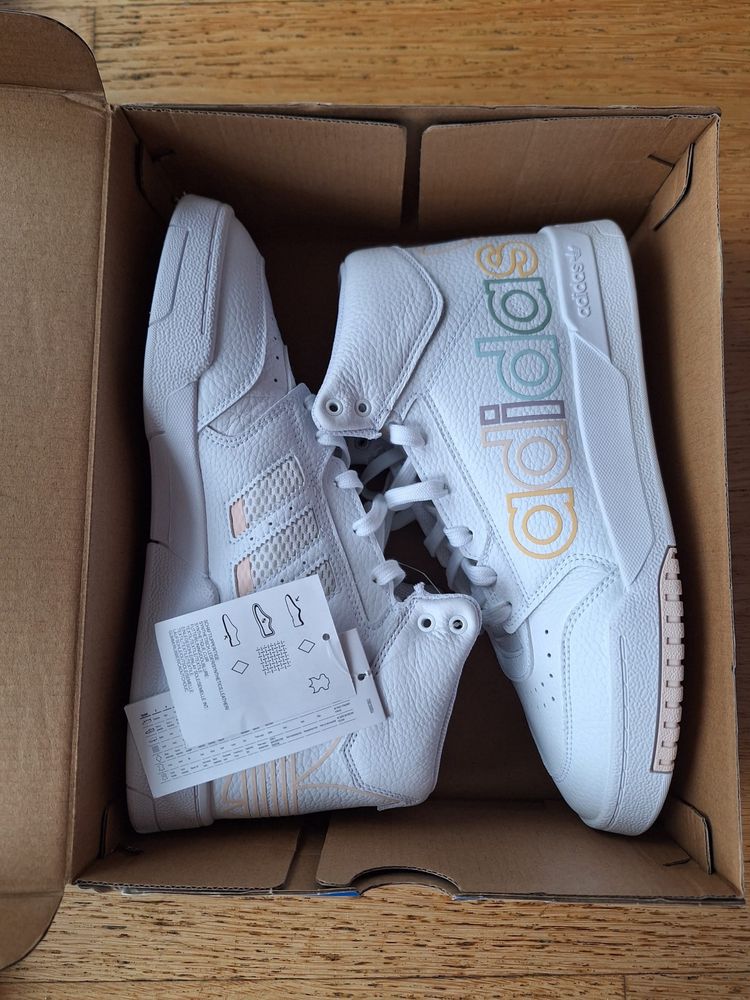 Buty adidasy sneakersy adidas drop step XL W 43 1/3 białe