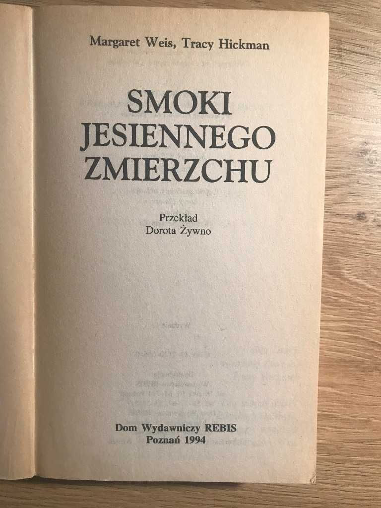 Margaret Weis Tracy Hickman "Smoki jesiennego zmierzchu" 1994 r.