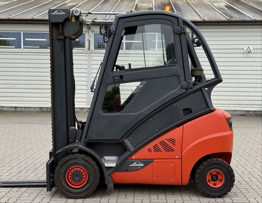 LINDE evo H25D [2016r] wózek widłowy 2500kg DIESEL * KABINA * przesuw
