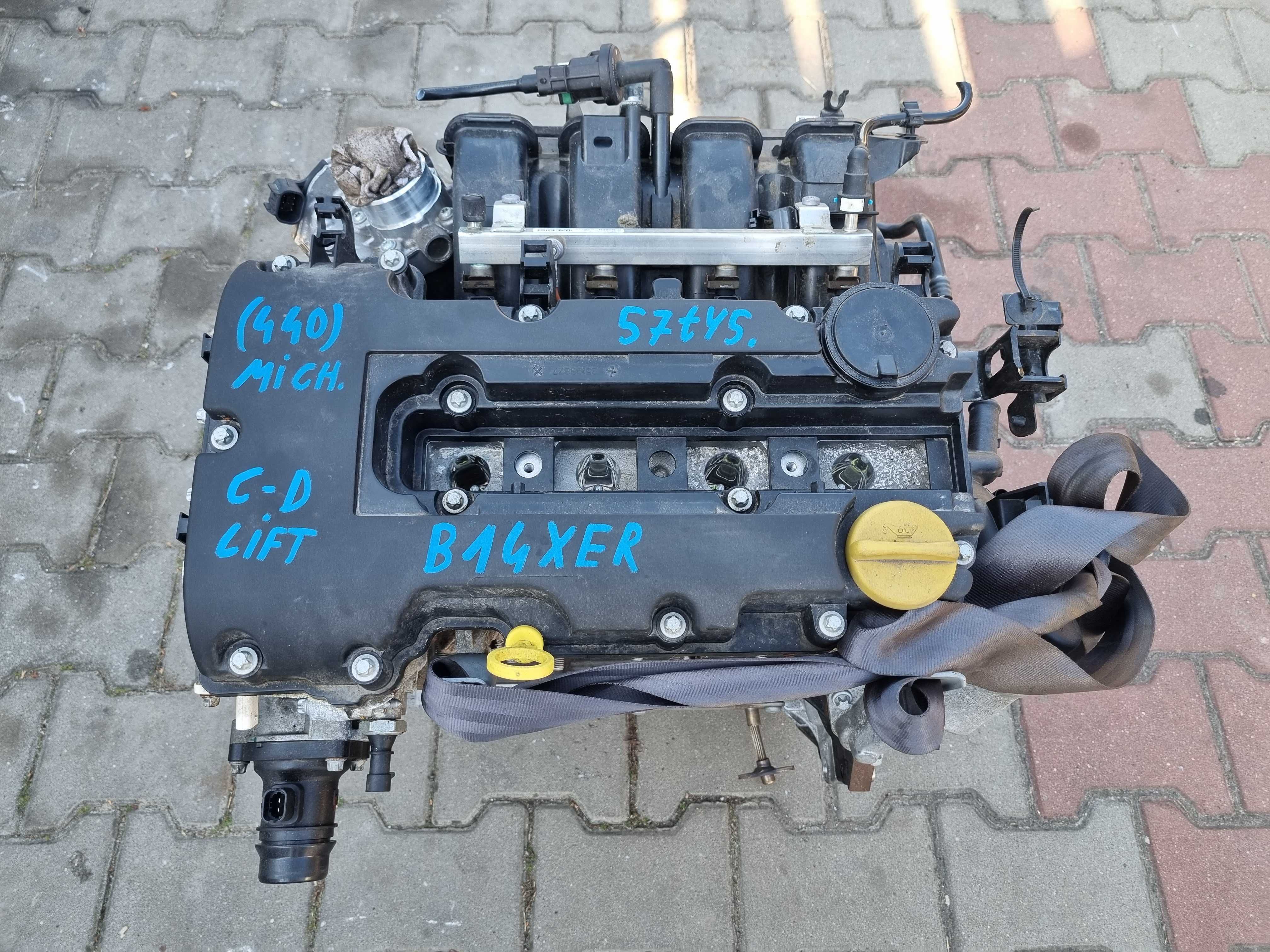 Opel Corsa E Silnik Kompletny B14XER 57000km Przebiegu