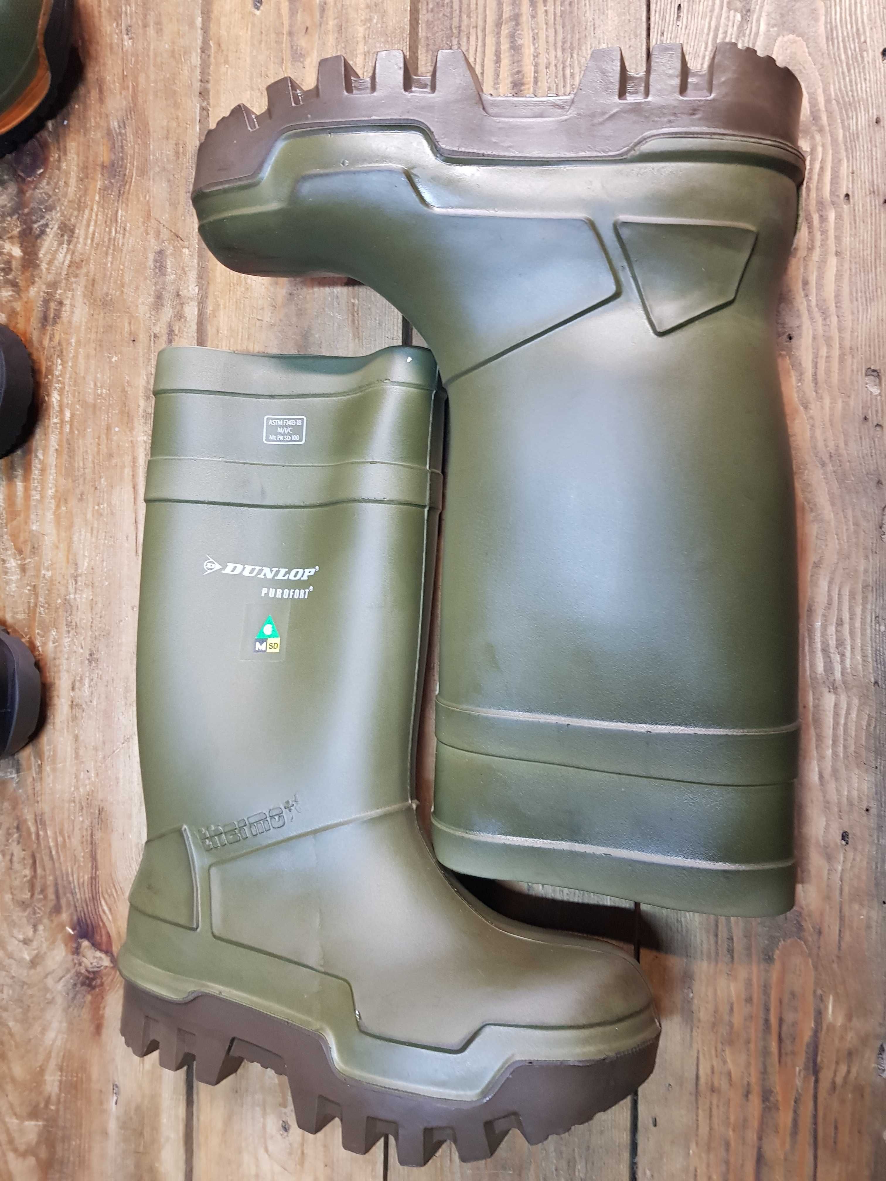 Kalosze robocze DUNLOP rozm 43 wkł 28,5 cm S3