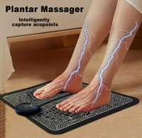 Массажный коврик FOOT MASSAGER массажер стимулятор Чёрный для ног