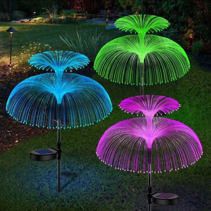 Lampa Solarna Ogrodowa Meduza Led Dmuchawiec Drzewo Superled