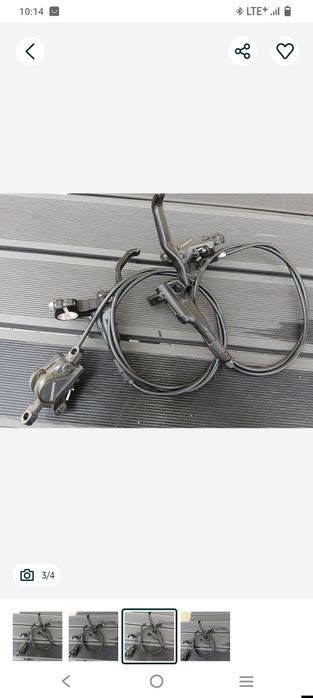 Hamulec hydrauliczny przedni shimano