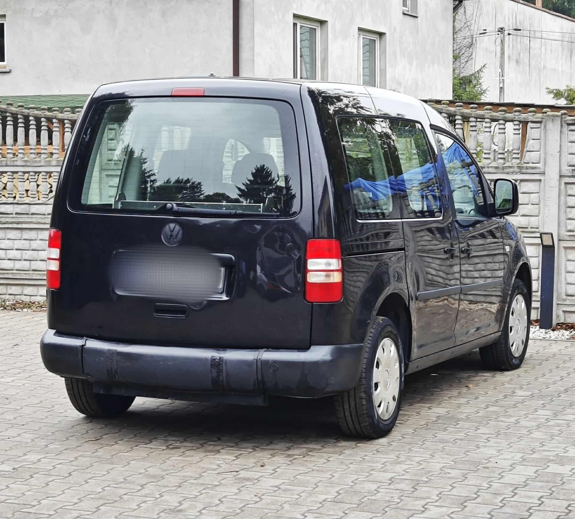 VOLKSWAGEN CADDY 1.6TDI 5 Osób 2011r 159tyś km, Klima, Rampa, OC i PT